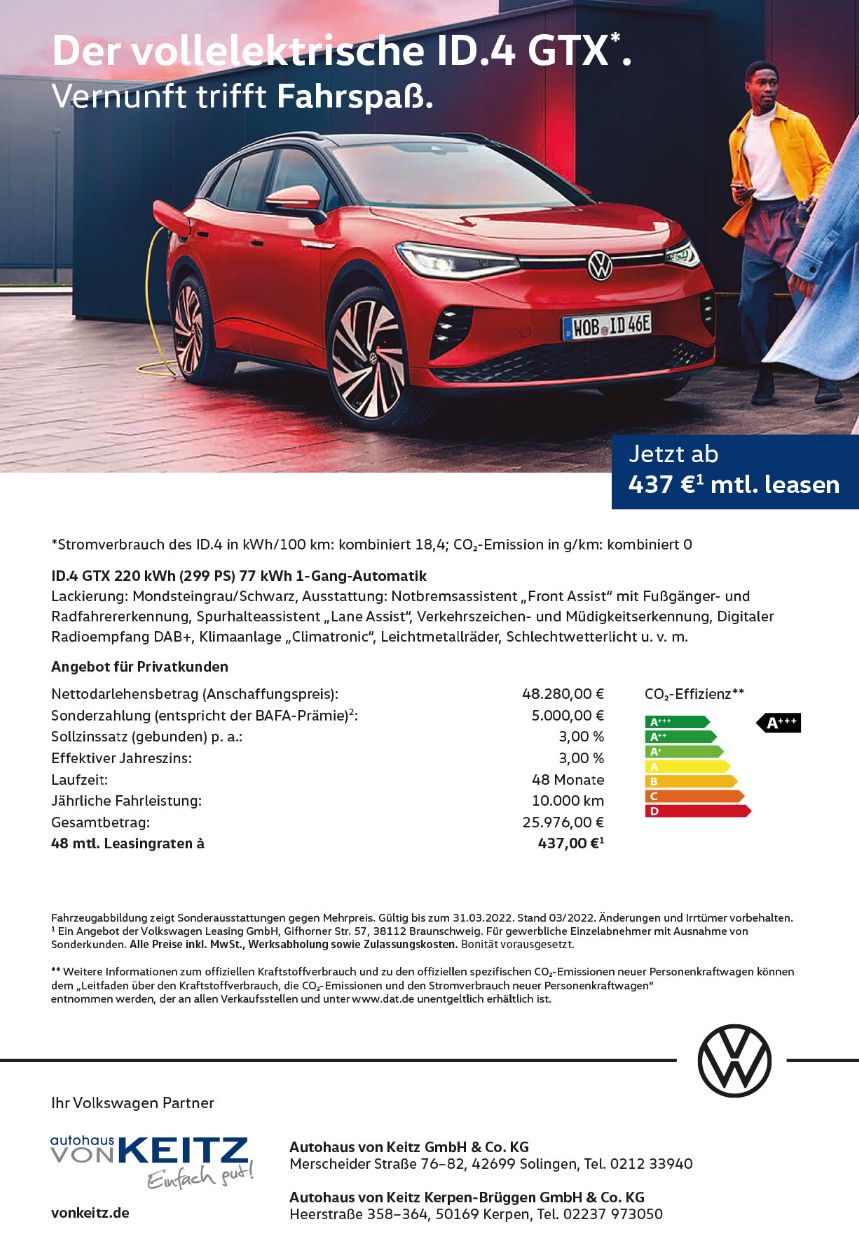 Privat VW ID.4 GTX vollelektrisch