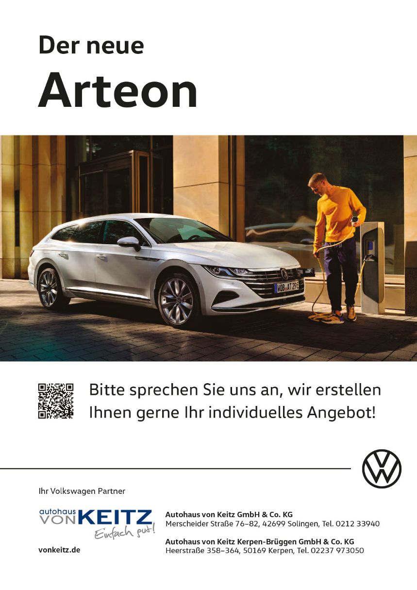 VW Der neue Arteon   elektrisch, schnittig und elegant unterwegs