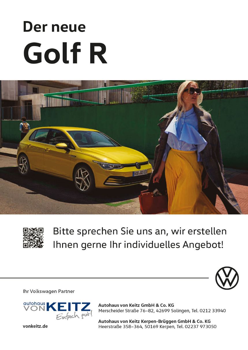VW Der neue Golf R     Volkswageneleganz in Kombi mit Moderne pur