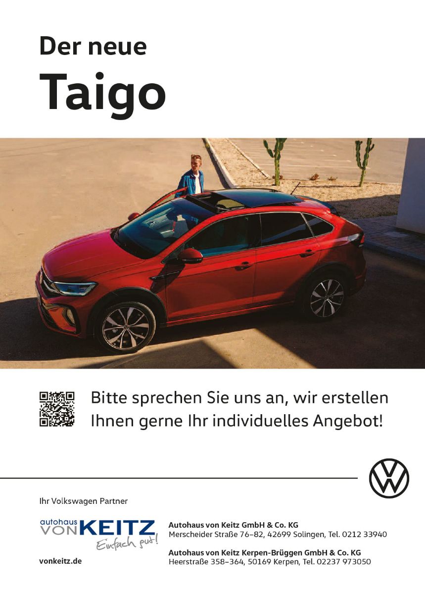 VW Der neue TAIGO   an Schnittigkeit und Komfort nicht zu überbieten