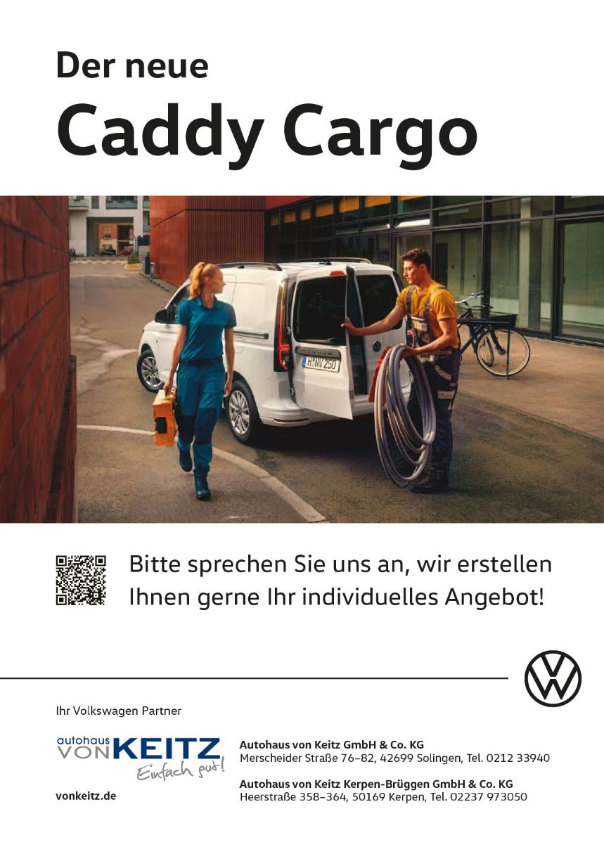 VW                       Der neue Caddy Cargo